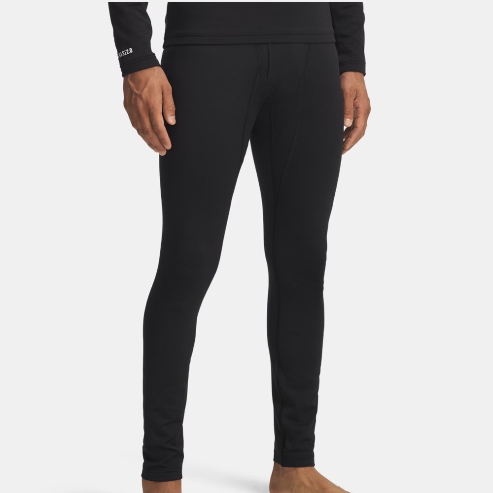 Under Armour Men's Black Base Layer Leggings (LG)